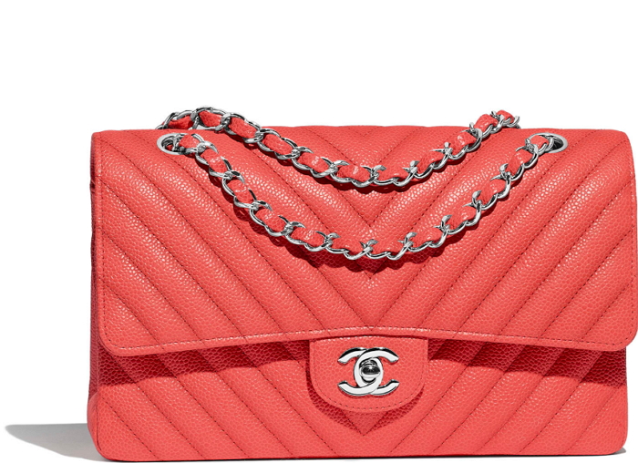 Living Coral Bag:Chanel / 經典口蓋包