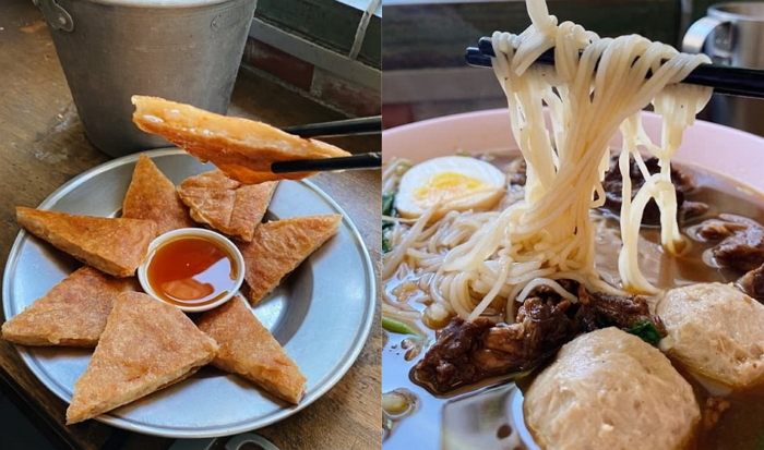台北公館餐廳︱泰街頭給你最正宗的泰式街頭小吃，佛統滷牛肉米線、冬蔭湯麵、月亮蝦餅超高CP值的百元美食
